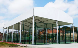 Sale Padel Courts Factory - Customizable Size High Quality Aluminum Frame Padel Court Tent for Paddle Court –  LVYIN