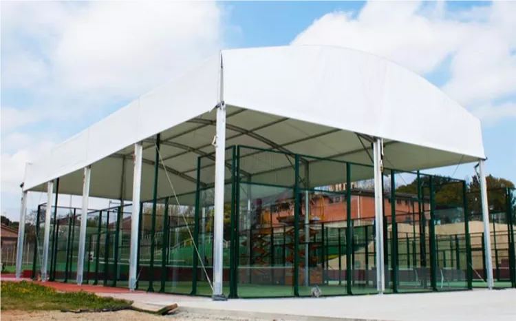 Wholesale Court Padel Manufacturer - Customizable Size High Quality Aluminum Frame Padel Court Tent for Paddle Court –  LVYIN