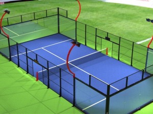 China Supplier Wholesale Discount Safety Structure Design Complete Set Panoramic Paddle Court Equipment