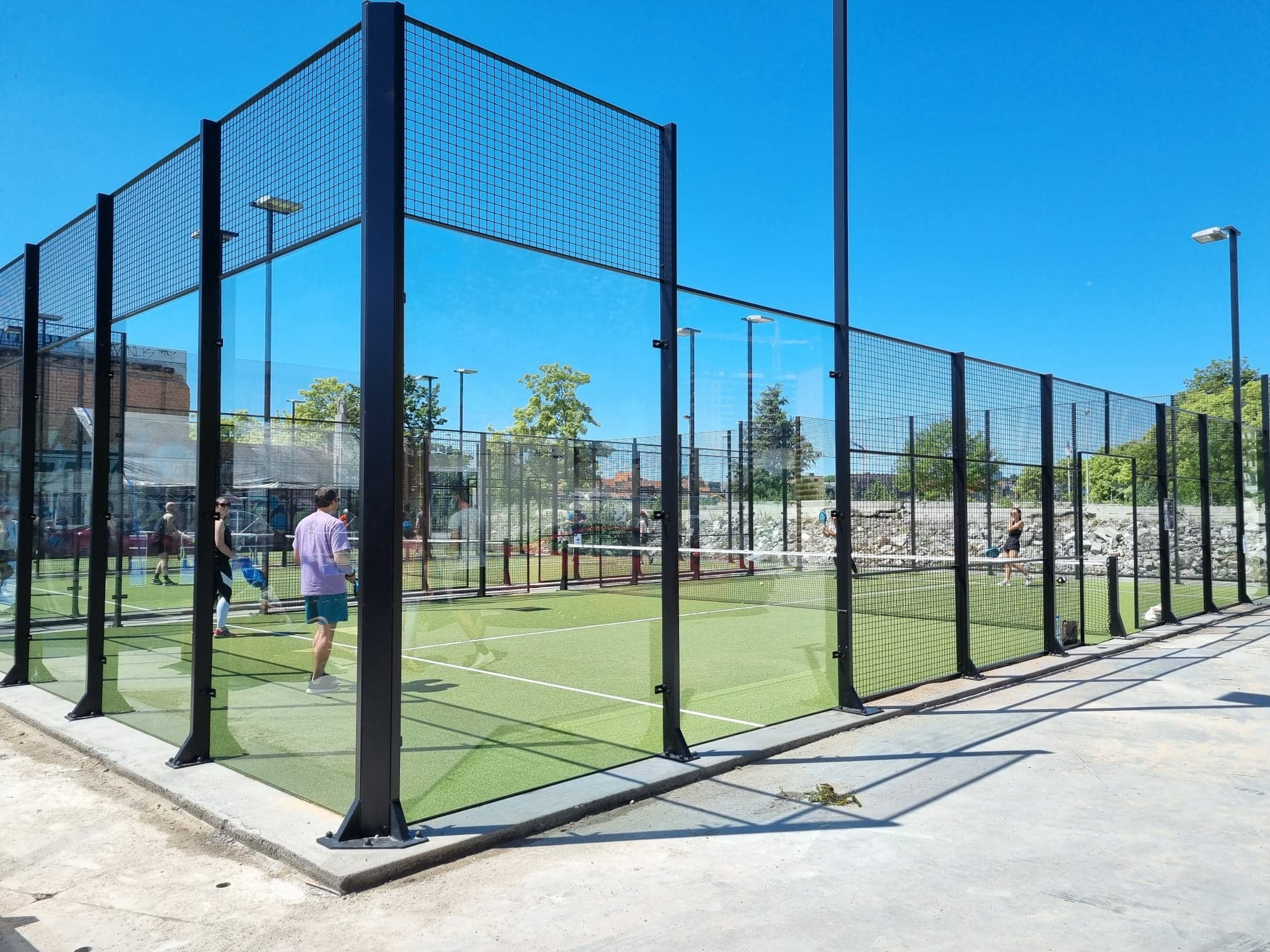 China Manufacturer for Artificial Lawn Supplier - Standard Type Cheap Buy Price Hot Selling 10x20m Paddle Court Padel Tennis Court  –  LVYIN