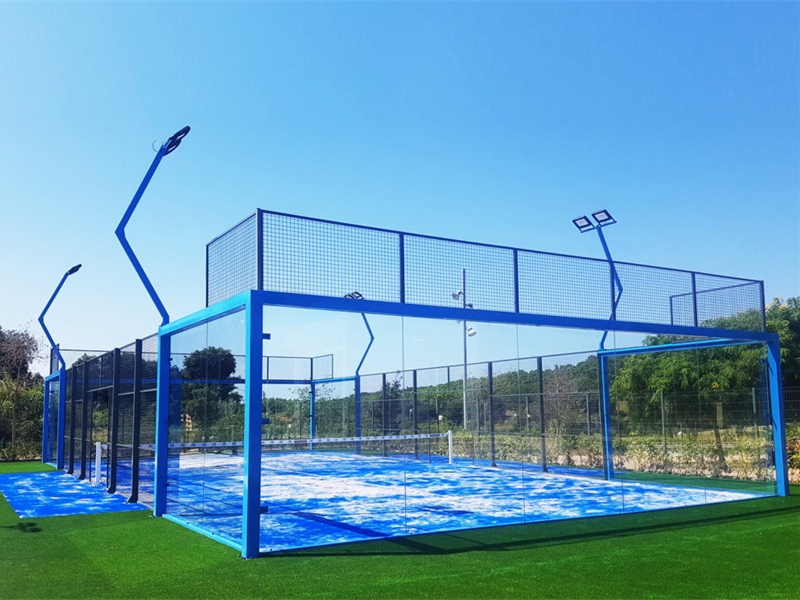 China wholesale Buy A Padel Court - Panoramic Type Factory Direct Sale 10x20m Paddle Court Padel Tennis Court  –  LVYIN