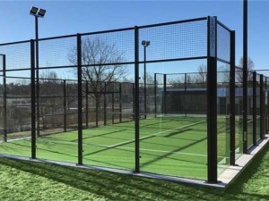 New Fashion Design for China New Sports Project CCC Glass Panoramic Padel Tennis Court Design Manufacturing Installation