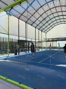 Professional Manufacturer UV / Rain Block Roofed Padel Court, TPC-001