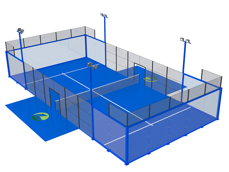 2021 China New Design Sale Padel Courts - Manufacturer Direct CE Certificated Full set of Paddle Court Padel Tennis Court for Indoor and Outdoor –  LVYIN