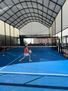 Professional Manufacturer UV / Rain Block Roofed Padel Court, TPC-001