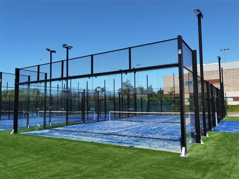 Trending Products Plastic Grass Cost - Manufacturer Direct CE Certificated Full set of Paddle Court Padel Tennis Court for Indoor and Outdoor – LVYIN detail pictures