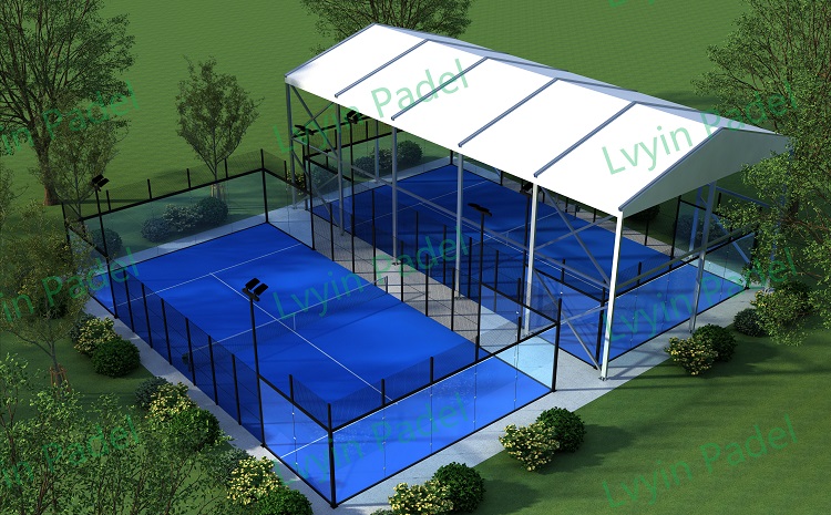 Wholesale Padel Court Paddle Tennis Factories - Factory Direct Customizable Professional Padel Tennis Court Paddle Court with Tent –  LVYIN