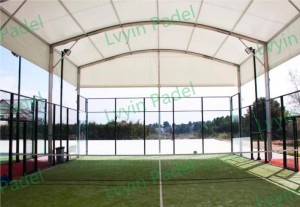 Factory Direct Customizable Professional Padel Tennis Court Paddle Court with Tent