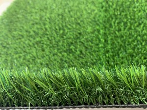 REACH Certificated Dark Green UV Resistant Fake Grass for Garden Courtyard, W6081