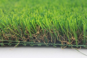 Natural looking 4 tones Landscaping Decoration Artificial Grass, UQS-4 Tones