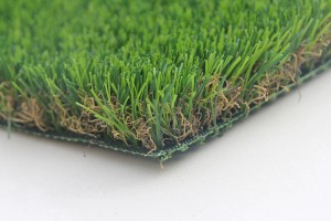 Wholesale Dealers of Residential Artificial Turf Cost - Natural looking 4 tones Landscaping decoration artificial grass –  LVYIN