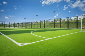 UV Resistant Flat shaped Non Infill Futsal Artificial Grass for Sports Stadium,MCS-D-3018