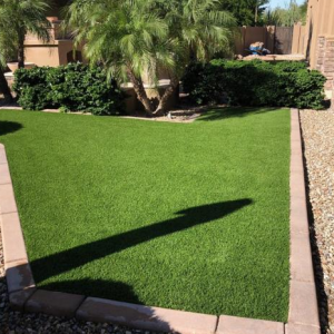 Green looking UV Resistant SGS CE Certificated Artificial Turf for Garden Backyard, PMH3C-3 Tones