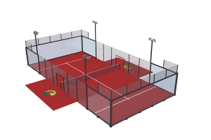 Factory Promotional 2022 New Design Hot Popular Paddle Tennis Court Indoor Sports and Entertainment