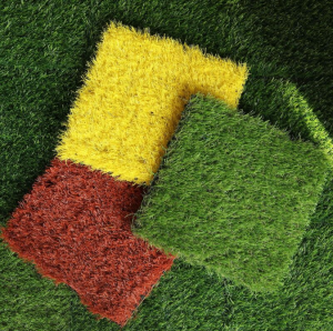 Portable & Installed Easily Hot Selling Customized Artificial Grass Interlock Tile