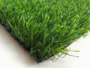REACH Certificated Dark Green UV Resistant Fake Grass for Garden Courtyard, W6081