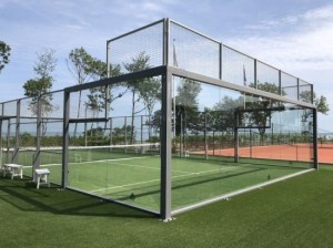 2021 Latest Design Football Grass Cost - Panoramic Type Customizable Cheap Buy Price Outdoor & Indoor Padel Tennis Court –  LVYIN
