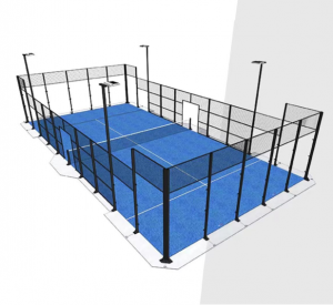 Portable Type Easy Assembly Disassembly Mobile Padel Tennis Court